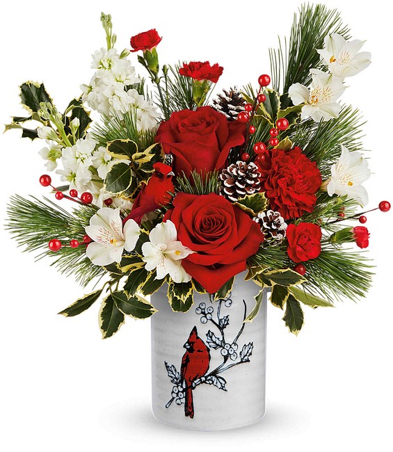 Woodland Cardinal Bouquet